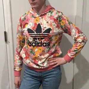 Adidas flower sweatshirt like new